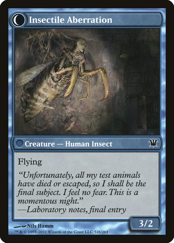 Delver of Secrets // Insectile Aberration [Innistrad] MTG Single Magic: The Gathering | Red Claw Gaming