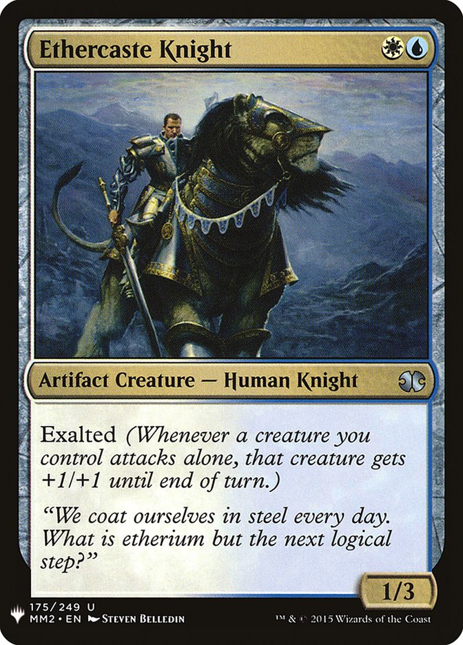 Ethercaste Knight [Mystery Booster] MTG Single Magic: The Gathering | Red Claw Gaming