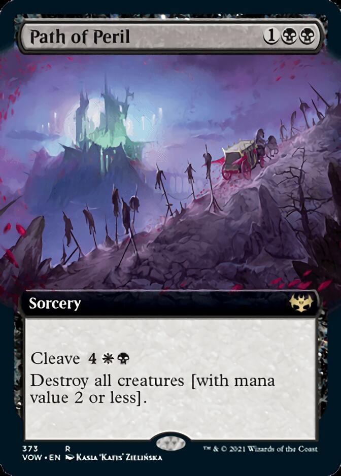Path of Peril (Extended Art) [Innistrad: Crimson Vow] MTG Single Magic: The Gathering | Red Claw Gaming