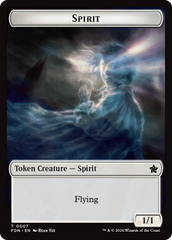 Spirit // Cat (0001) Doubled-Sided Token [Foundations Tokens] MTG Single Magic: The Gathering | Red Claw Gaming