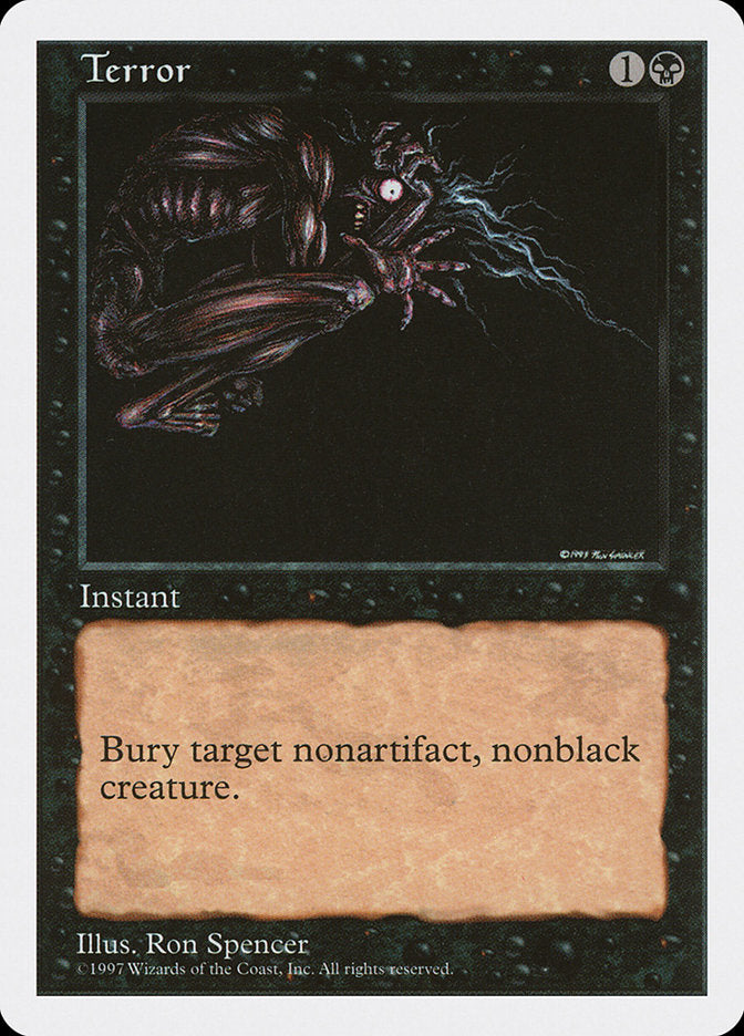 Terror [Fifth Edition] MTG Single Magic: The Gathering | Red Claw Gaming