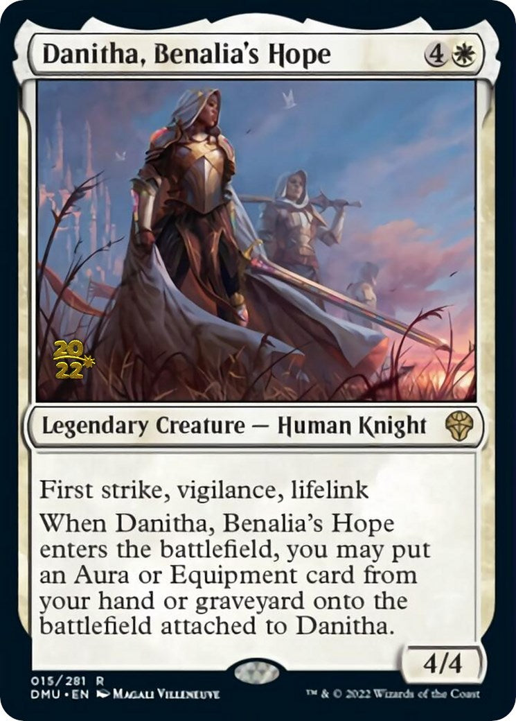 Danitha, Benalia's Hope [Dominaria United Prerelease Promos] MTG Single Magic: The Gathering | Red Claw Gaming