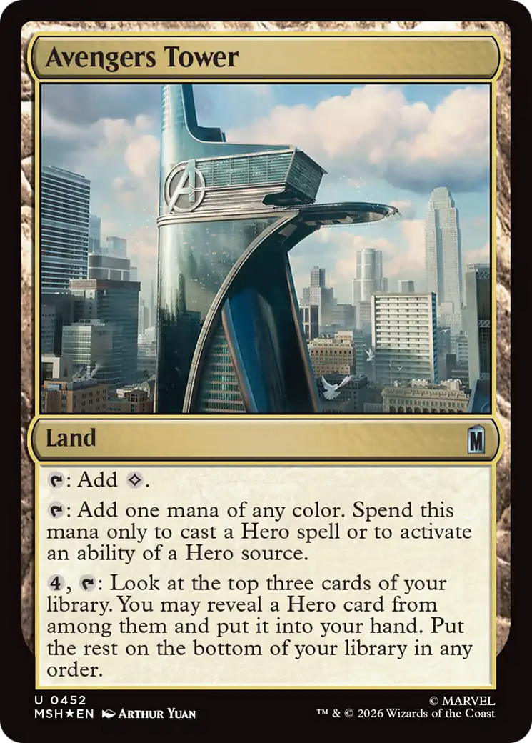 Avengers Tower (Surge Foil) [Marvel Super Heroes] | Red Claw Gaming