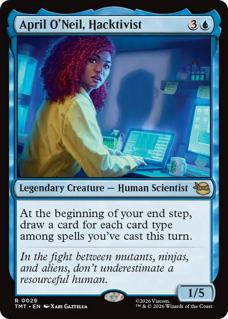 April O'Neil, Hacktivist [Teenage Mutant Ninja Turtles] MTG Single Magic: The Gathering | Red Claw Gaming