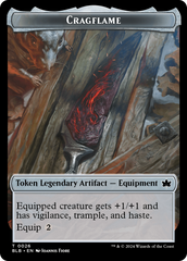 Cragflame // Starscape Cleric Double-Sided Token [Bloomburrow Tokens] MTG Single Magic: The Gathering | Red Claw Gaming
