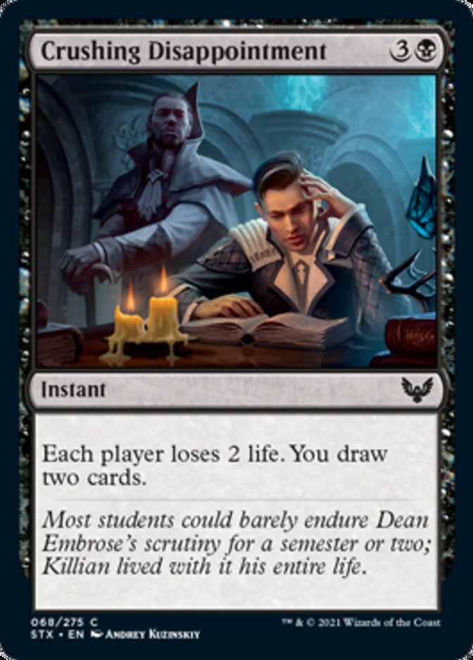 Crushing Disappointment [Strixhaven: School of Mages] MTG Single Magic: The Gathering | Red Claw Gaming