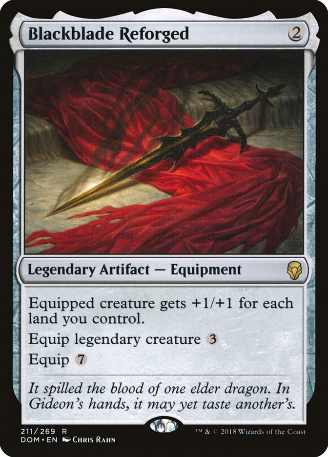 Blackblade Reforged [Dominaria] MTG Single Magic: The Gathering | Red Claw Gaming