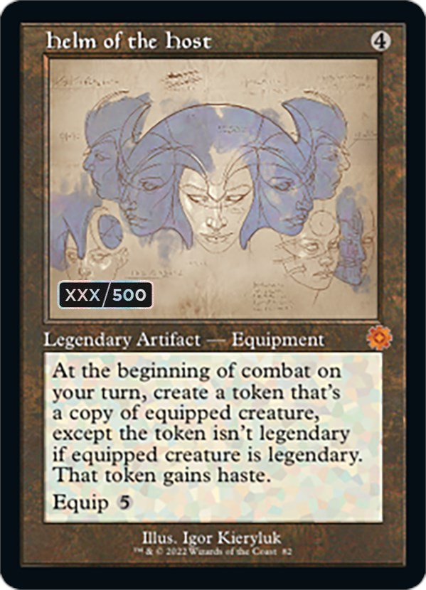 Helm of the Host (Retro Schematic) (Serialized) [The Brothers' War Retro Artifacts] MTG Single Magic: The Gathering | Red Claw Gaming