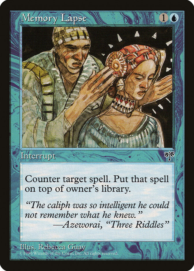 Memory Lapse [Mirage] MTG Single Magic: The Gathering | Red Claw Gaming