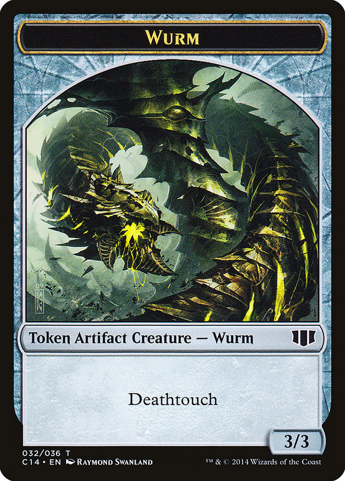 Wurm (032/036) // Goat Double-Sided Token [Commander 2014 Tokens] MTG Single Magic: The Gathering | Red Claw Gaming