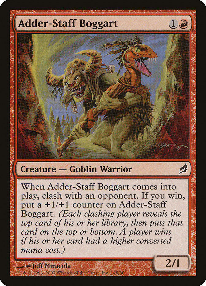 Adder-Staff Boggart [Lorwyn] MTG Single Magic: The Gathering | Red Claw Gaming