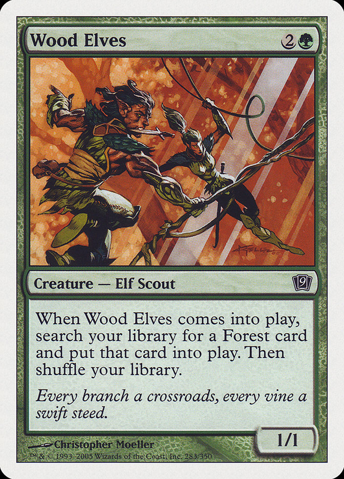 Wood Elves [Ninth Edition] MTG Single Magic: The Gathering | Red Claw Gaming