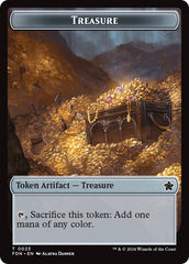 Food // Treasure Double-Sided Token [Foundations Tokens] MTG Single Magic: The Gathering | Red Claw Gaming
