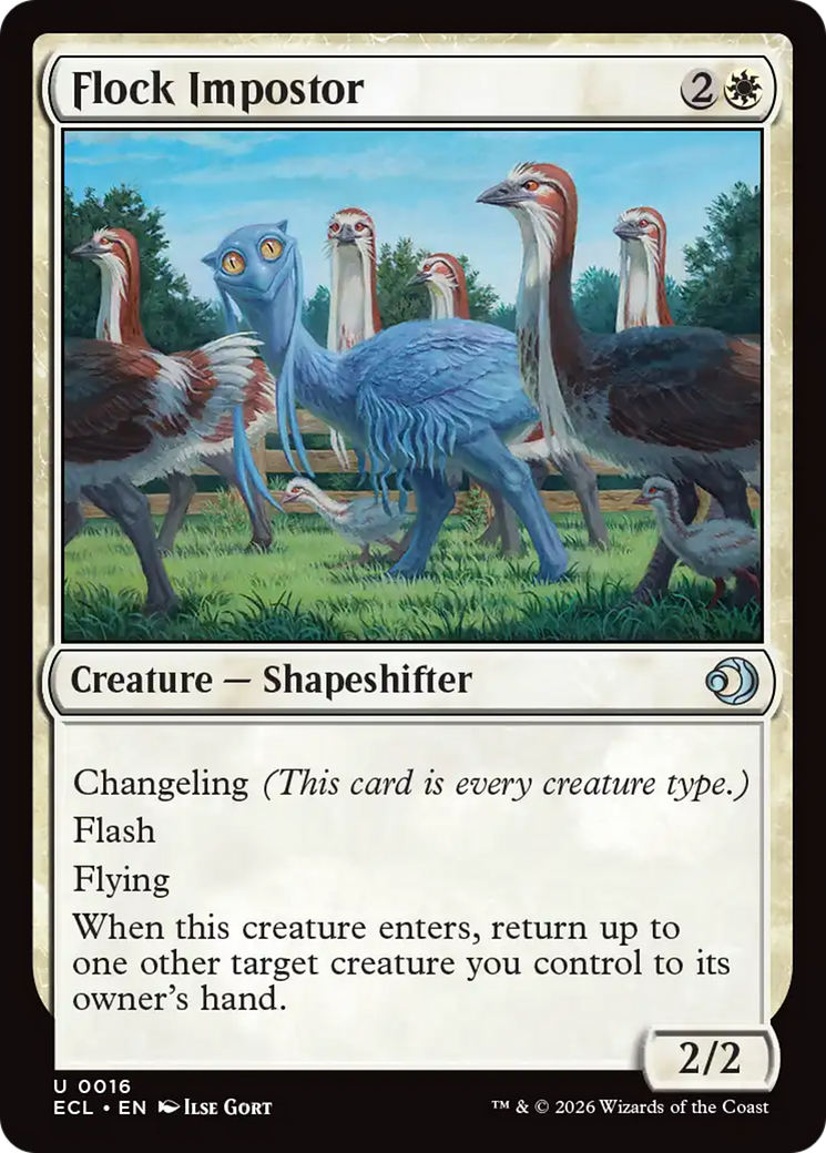 Flock Impostor [Lorwyn Eclipsed] MTG Single Magic: The Gathering | Red Claw Gaming