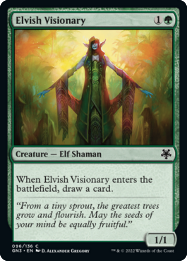 Elvish Visionary [Game Night: Free-for-All] MTG Single Magic: The Gathering | Red Claw Gaming