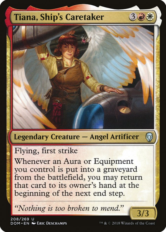 Tiana, Ship's Caretaker [Dominaria] MTG Single Magic: The Gathering | Red Claw Gaming