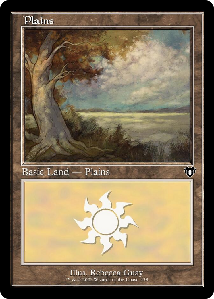 Plains (438) (Retro) [Commander Masters] MTG Single Magic: The Gathering | Red Claw Gaming