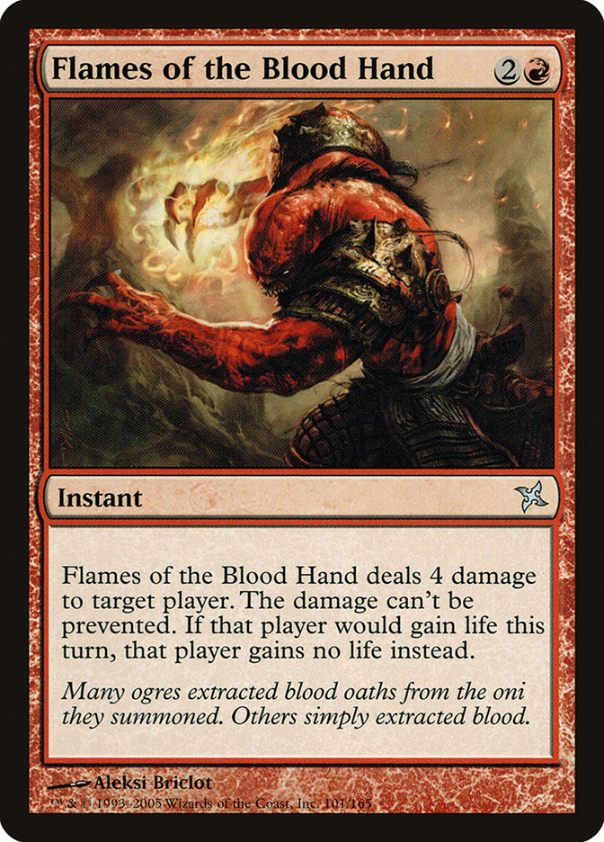 Flames of the Blood Hand [Betrayers of Kamigawa] MTG Single Magic: The Gathering | Red Claw Gaming