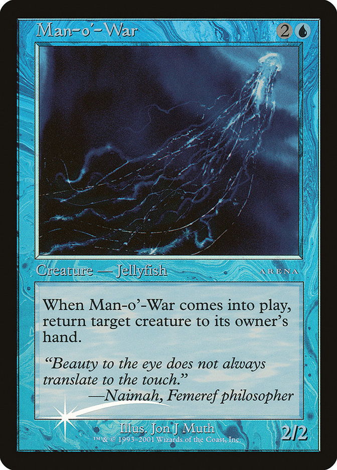 Man-o'-War [Arena League 2002] MTG Single Magic: The Gathering | Red Claw Gaming