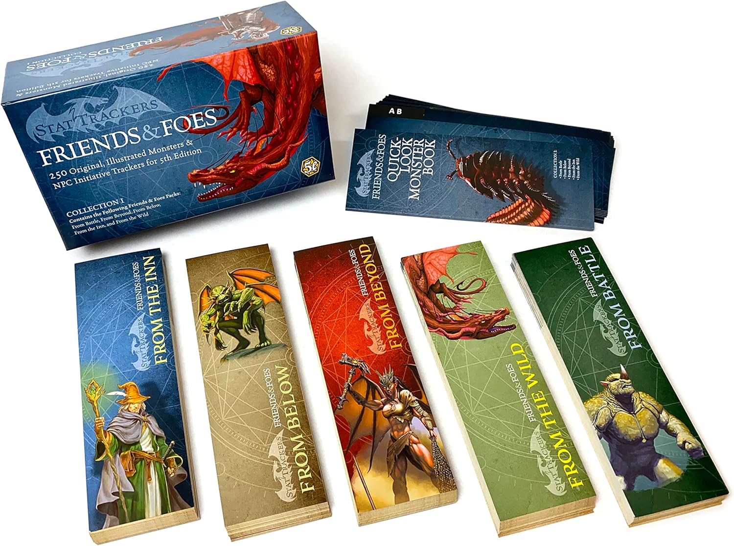 Stat Trackers Friends and Foes Collection 1 D&D 5e/2024 D&D Accessory Stat Trackers | Red Claw Gaming