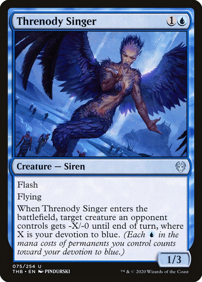 Threnody Singer [Theros Beyond Death] MTG Single Magic: The Gathering | Red Claw Gaming