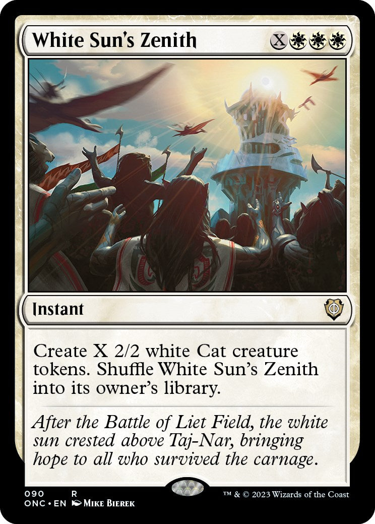 White Sun's Zenith [Phyrexia: All Will Be One Commander] MTG Single Magic: The Gathering | Red Claw Gaming