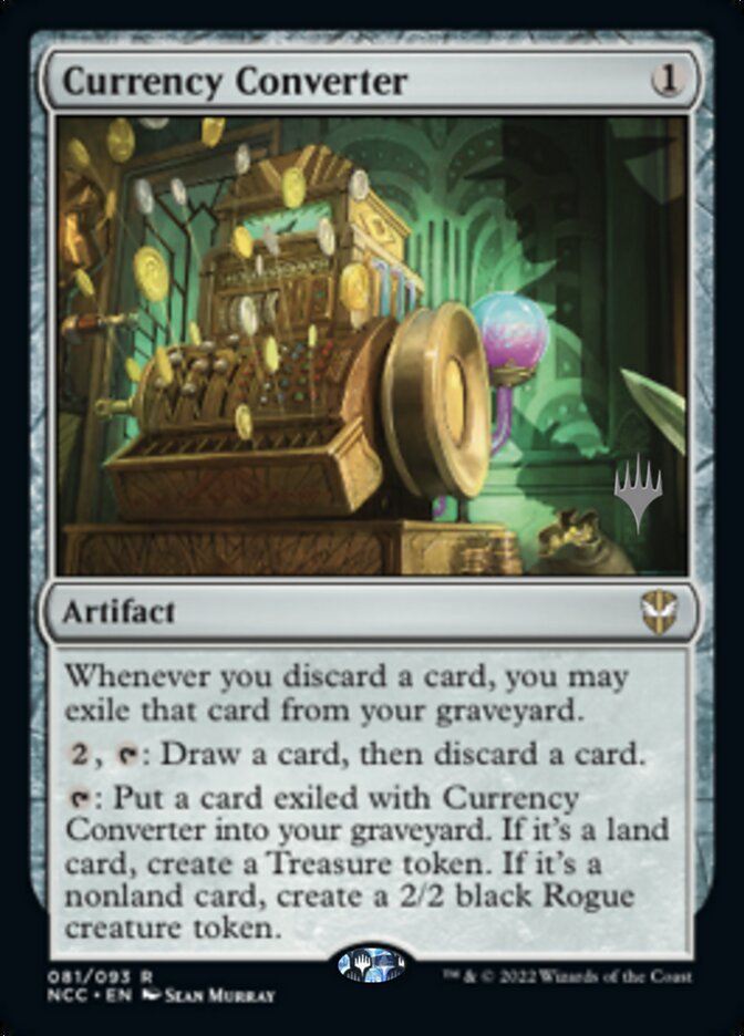 Currency Converter (Promo Pack) [Streets of New Capenna Commander Promos] MTG Single Magic: The Gathering | Red Claw Gaming