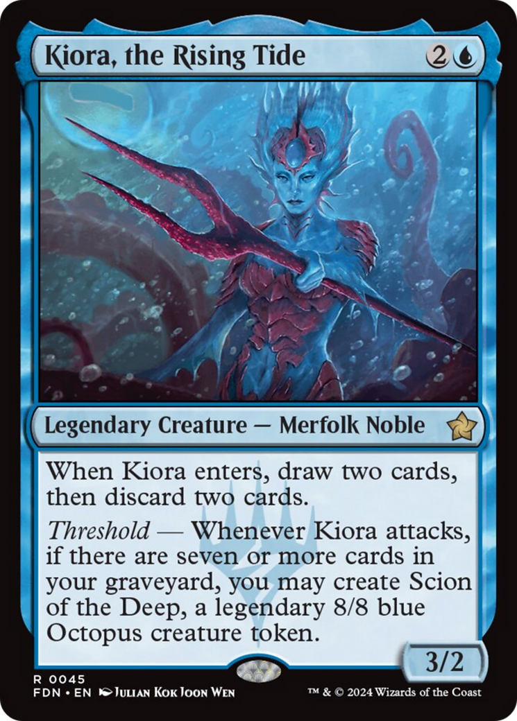 Kiora, the Rising Tide [Foundations] MTG Single Magic: The Gathering | Red Claw Gaming