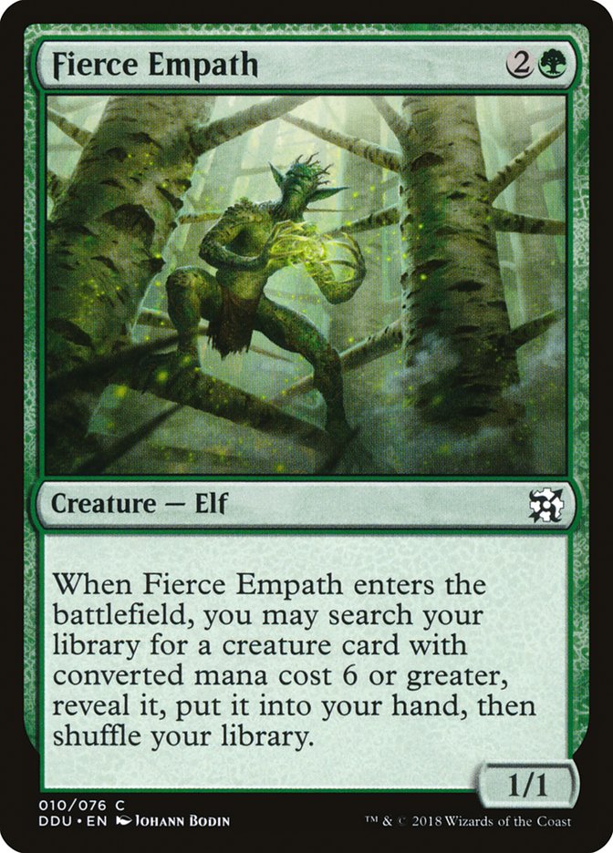Fierce Empath [Duel Decks: Elves vs. Inventors] MTG Single Magic: The Gathering | Red Claw Gaming