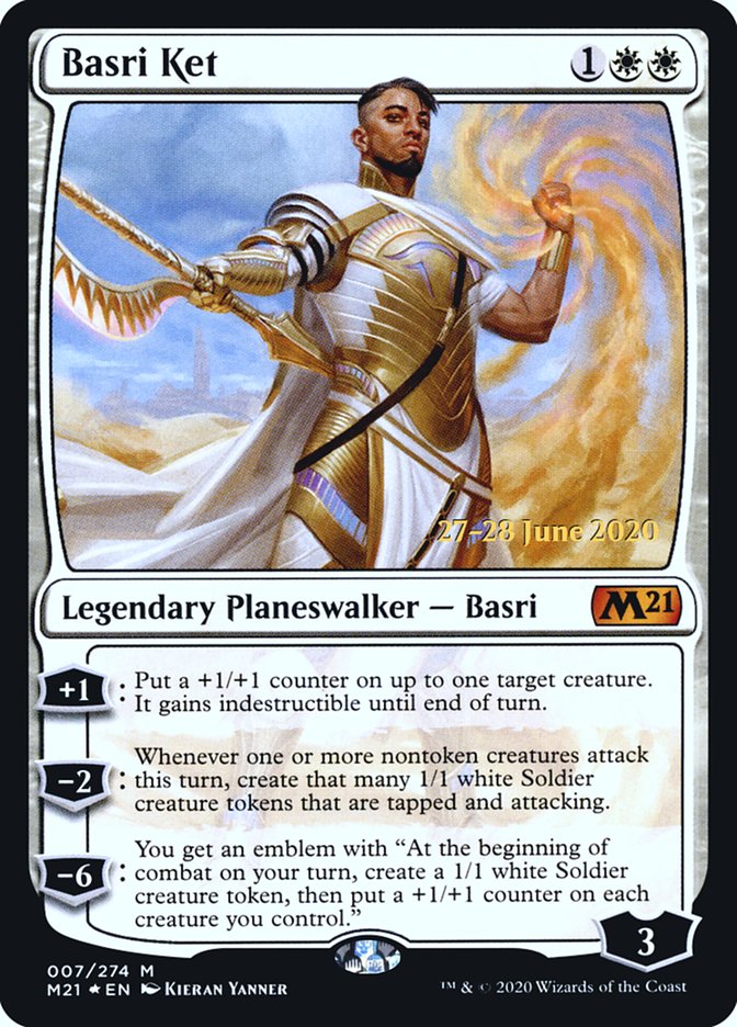 Basri Ket [Core Set 2021 Prerelease Promos] MTG Single Magic: The Gathering | Red Claw Gaming