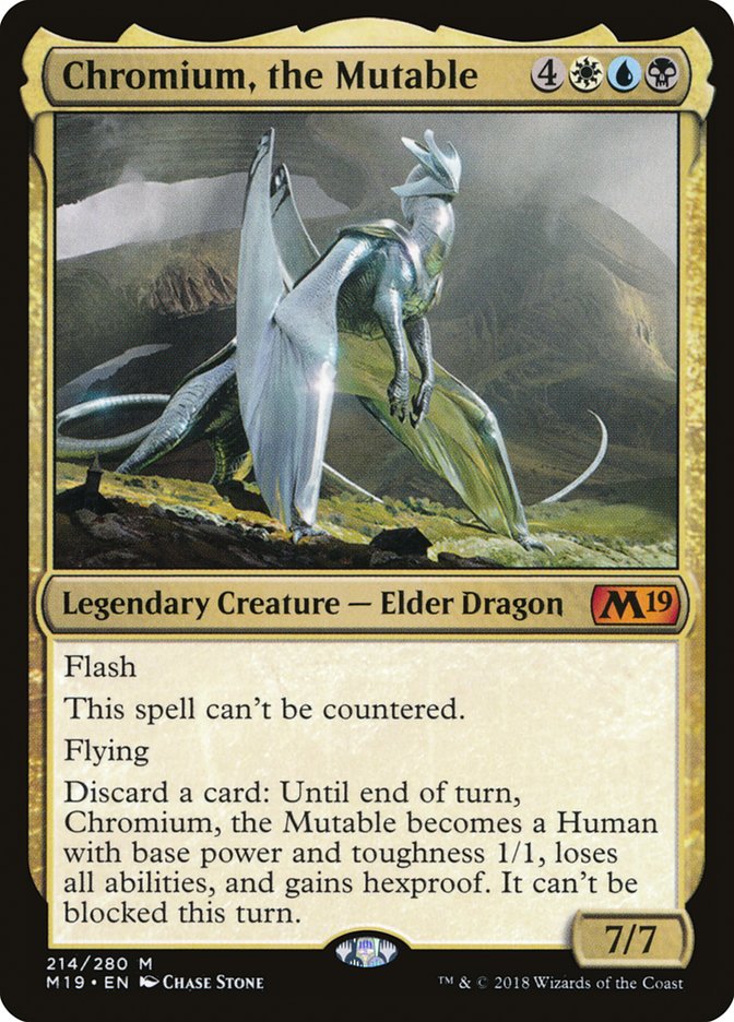 Chromium, the Mutable [Core Set 2019] MTG Single Magic: The Gathering | Red Claw Gaming
