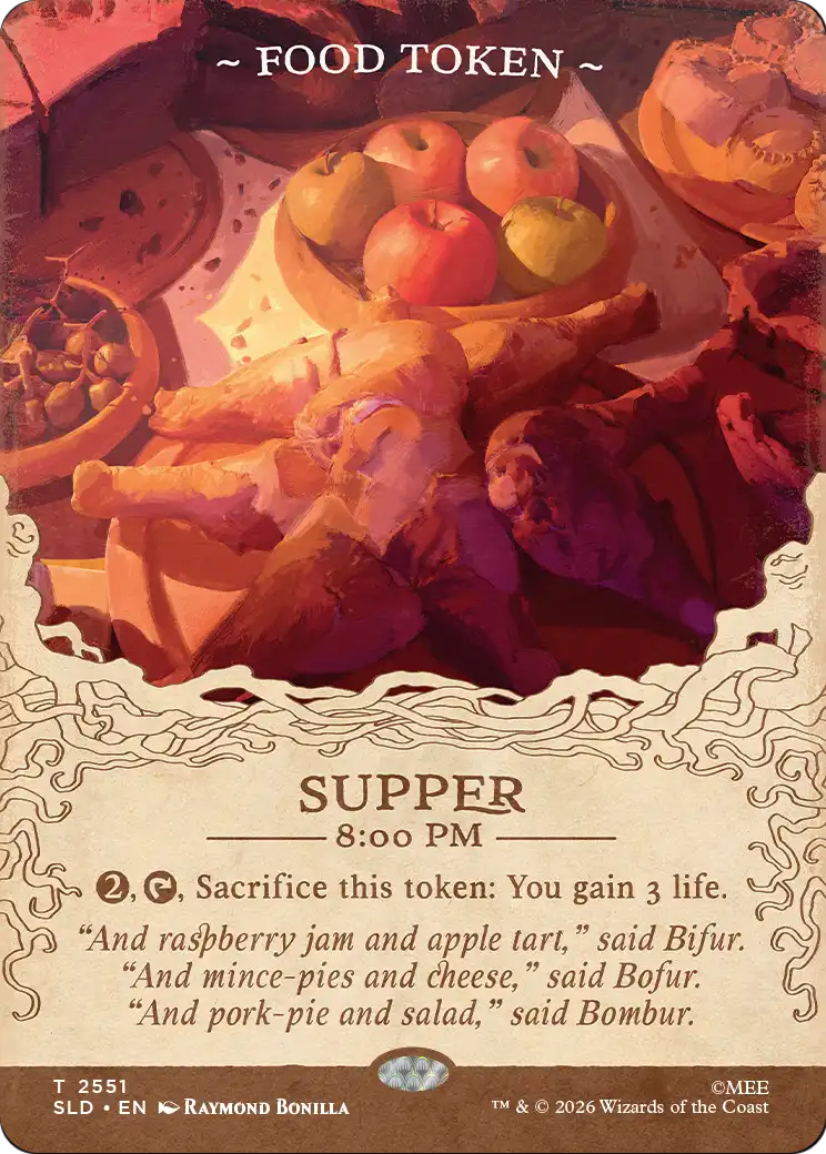 Food Token (2551) [Secret Lair Drop Series] MTG Single Magic: The Gathering | Red Claw Gaming