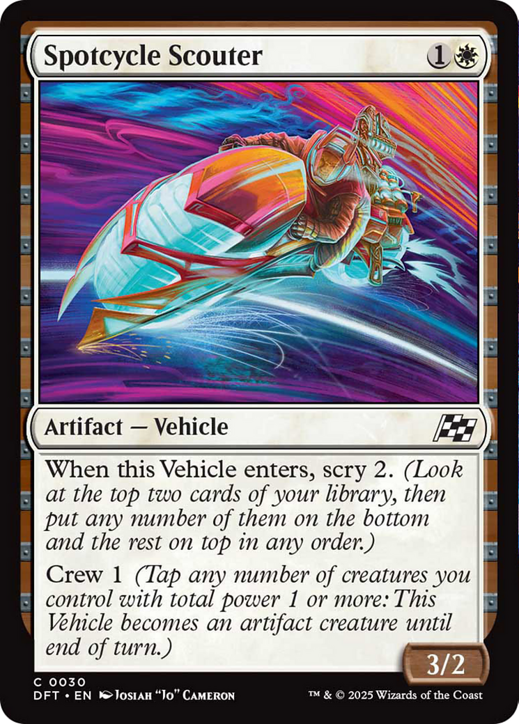 Spotcycle Scouter [Aetherdrift] MTG Single Magic: The Gathering | Red Claw Gaming