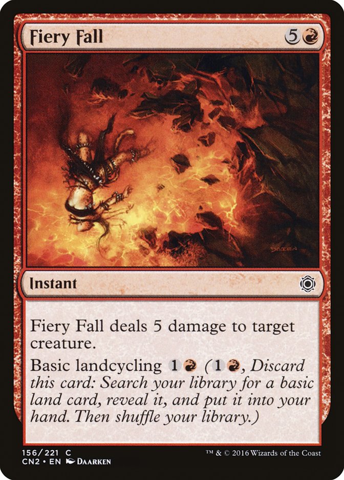 Fiery Fall [Conspiracy: Take the Crown] MTG Single Magic: The Gathering | Red Claw Gaming