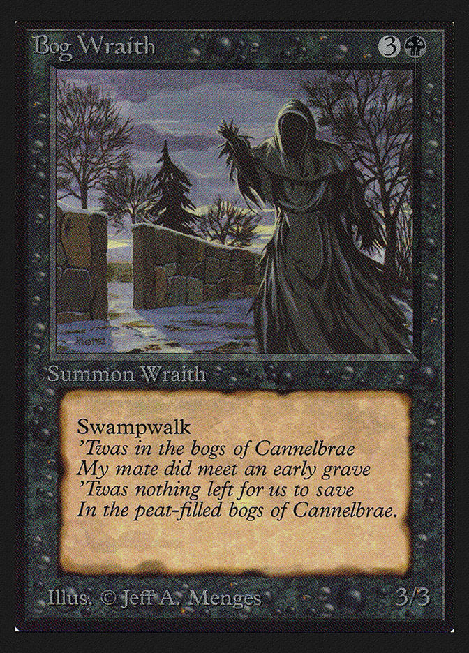 Bog Wraith [Collectors' Edition] MTG Single Magic: The Gathering | Red Claw Gaming