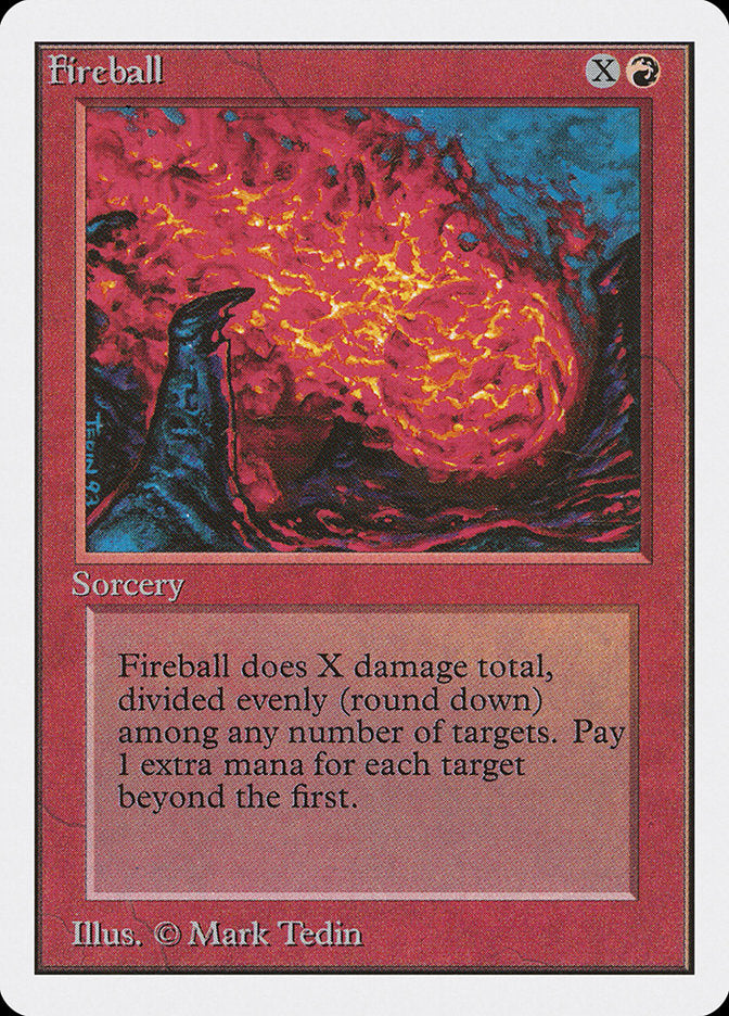 Fireball [Unlimited Edition] MTG Single Magic: The Gathering | Red Claw Gaming