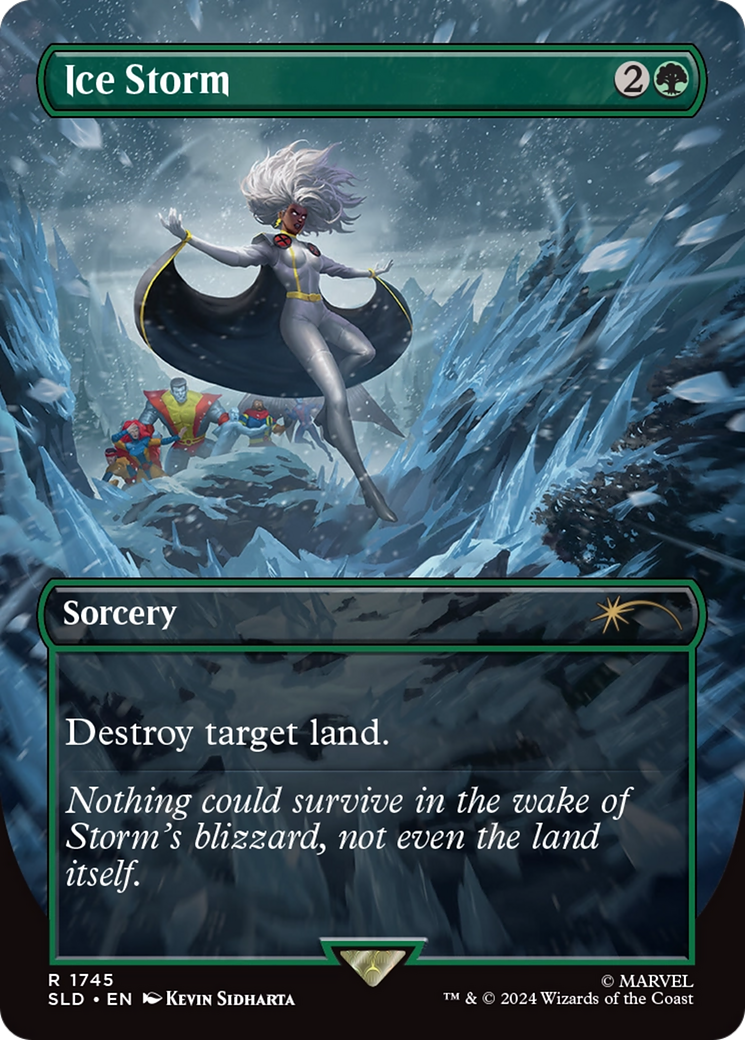 Ice Storm (Rainbow Foil) [Secret Lair Drop Series] MTG Single Magic: The Gathering | Red Claw Gaming