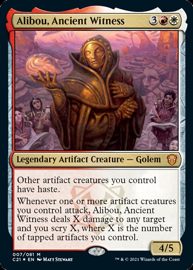 Alibou, Ancient Witness [Commander 2021] MTG Single Magic: The Gathering | Red Claw Gaming