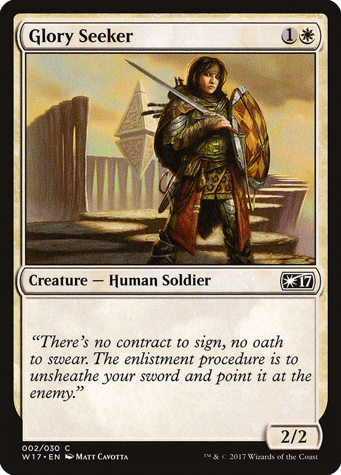 Glory Seeker [Welcome Deck 2017] MTG Single Magic: The Gathering | Red Claw Gaming