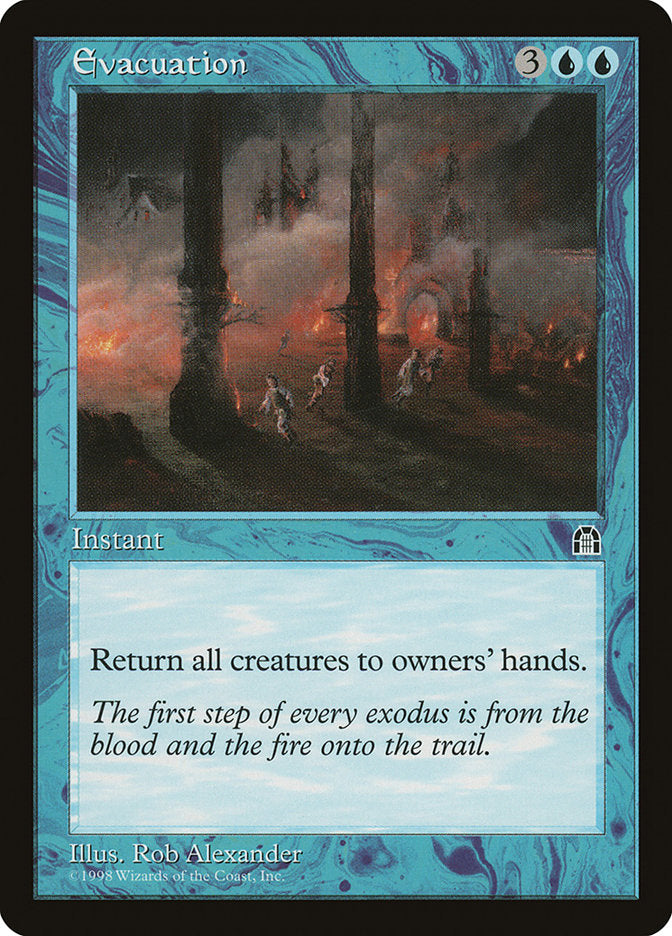Evacuation [Stronghold] MTG Single Magic: The Gathering | Red Claw Gaming