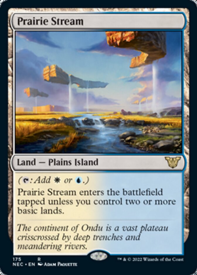 Prairie Stream [Kamigawa: Neon Dynasty Commander] MTG Single Magic: The Gathering | Red Claw Gaming