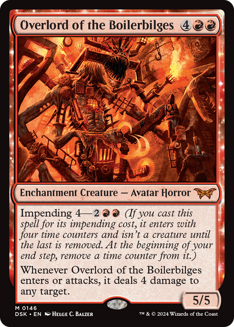 Overlord of the Boilerbilges [Duskmourn: House of Horror] MTG Single Magic: The Gathering | Red Claw Gaming