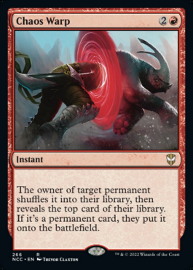 Chaos Warp [Streets of New Capenna Commander] MTG Single Magic: The Gathering | Red Claw Gaming