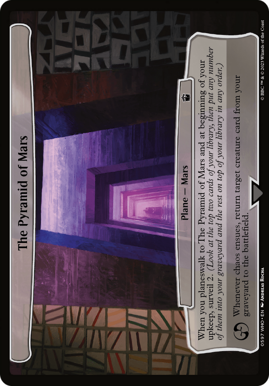 The Pyramid of Mars [Doctor Who] MTG Single Magic: The Gathering | Red Claw Gaming