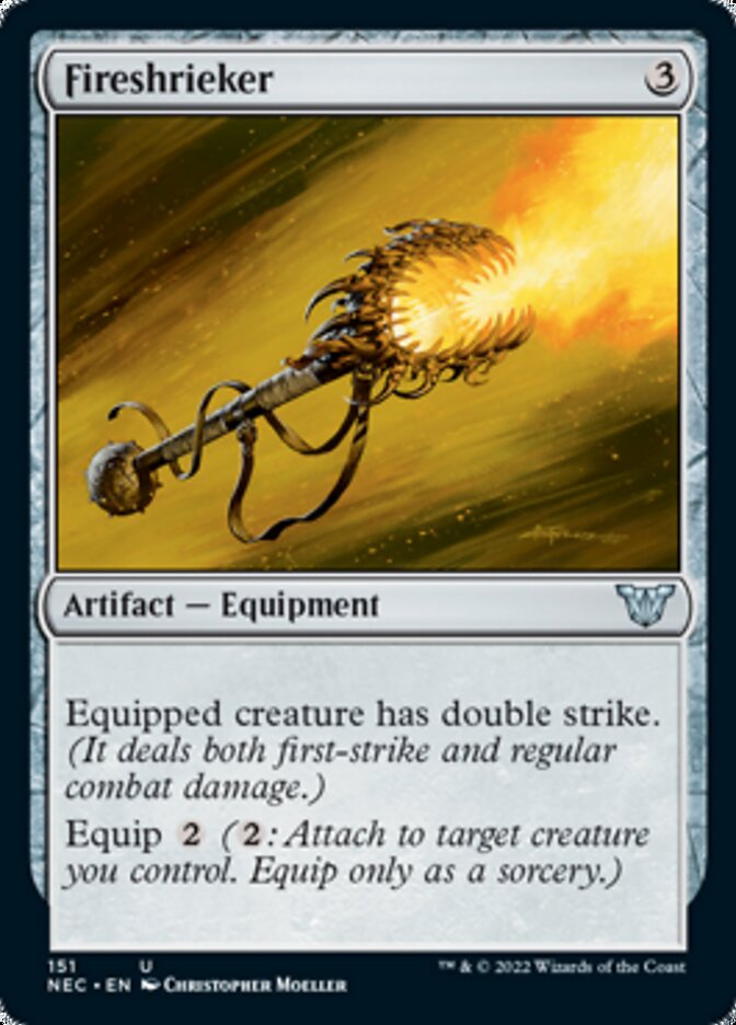 Fireshrieker [Kamigawa: Neon Dynasty Commander] MTG Single Magic: The Gathering | Red Claw Gaming