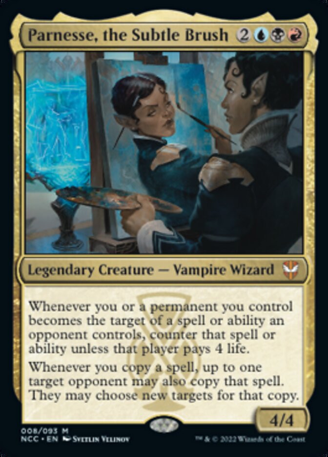 Parnesse, the Subtle Brush [Streets of New Capenna Commander] MTG Single Magic: The Gathering | Red Claw Gaming