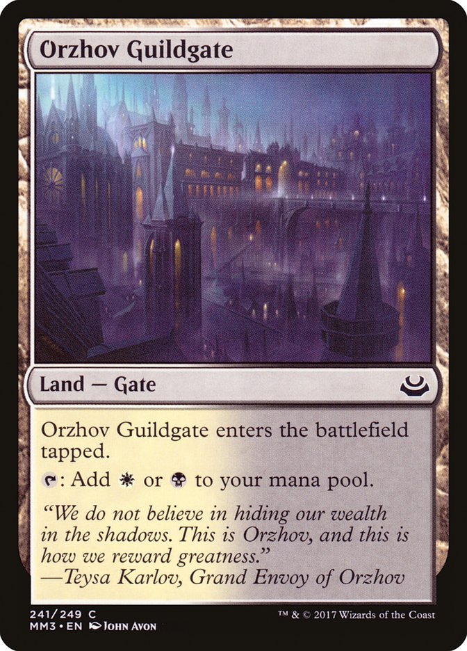Orzhov Guildgate [Modern Masters 2017] MTG Single Magic: The Gathering | Red Claw Gaming