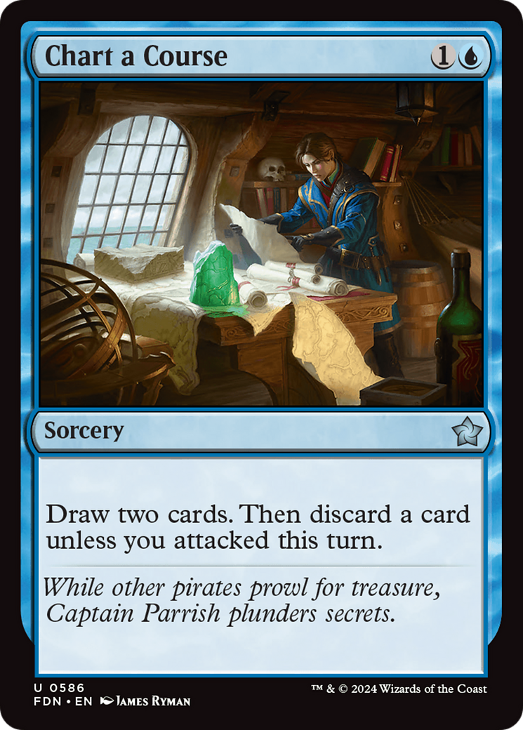 Chart a Course [Foundations] MTG Single Magic: The Gathering | Red Claw Gaming