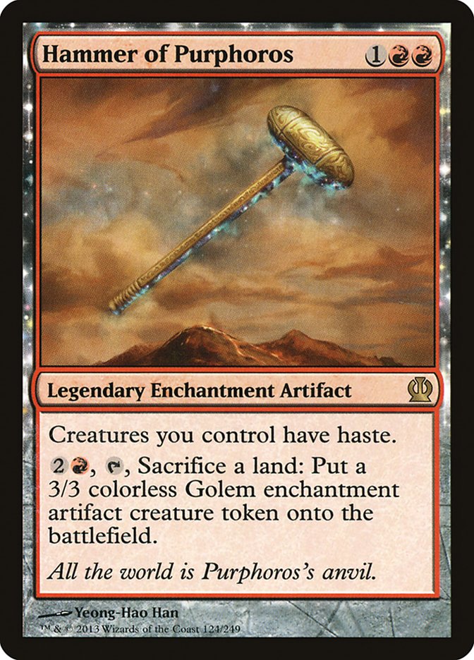 Hammer of Purphoros [Theros] MTG Single Magic: The Gathering | Red Claw Gaming
