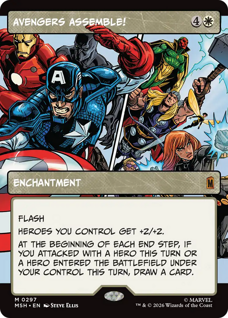 Avengers Assemble! (Borderless) (0297) [Marvel Super Heroes] | Red Claw Gaming